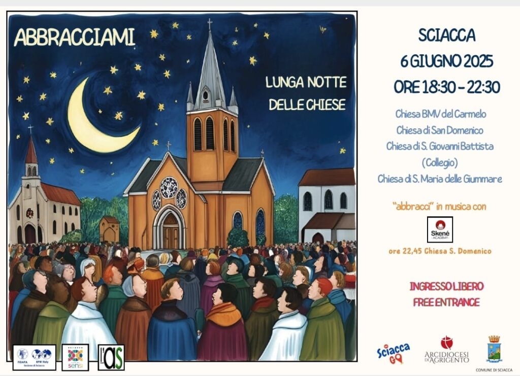 Il 6 giugno a Sciacca c’è La Lunga Notte delle Chiese
