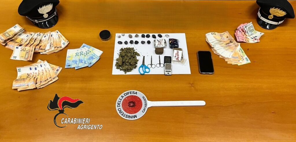 Ventisettenne di Sciacca arrestato per droga